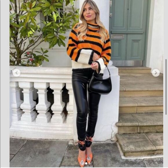 ZARA STRIPED KNIT SWEATER - Picture 11 of 16